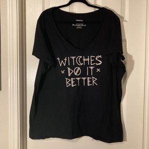 BOGO Torrid Witches Do It Better shirt size 4